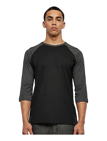 Urban Classics Maglietta Contrasto Raglan Manica a 3/4 Uomo
