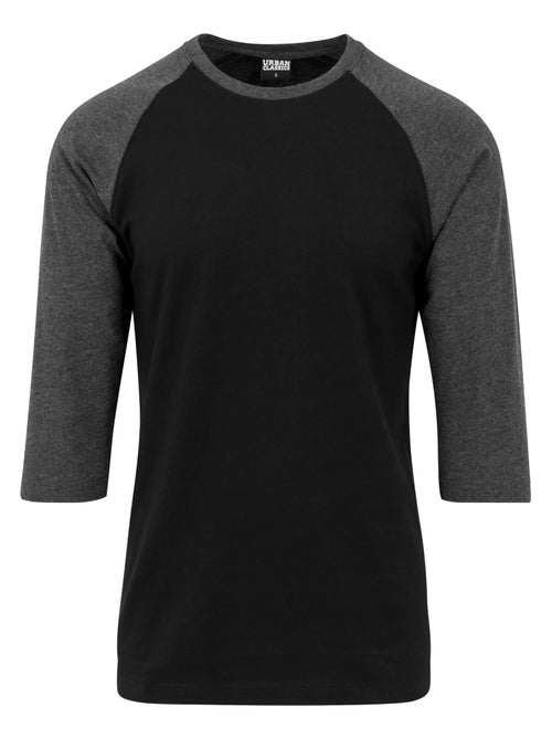Urban Classics Maglietta Contrasto Raglan Manica a 3/4 Uomo - Kiabi