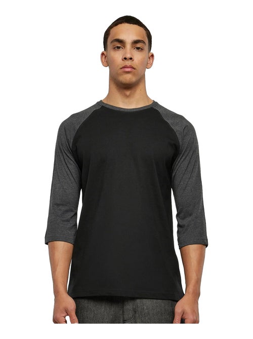 Urban Classics Maglietta Contrasto Raglan Manica a 3/4 Uomo - Kiabi
