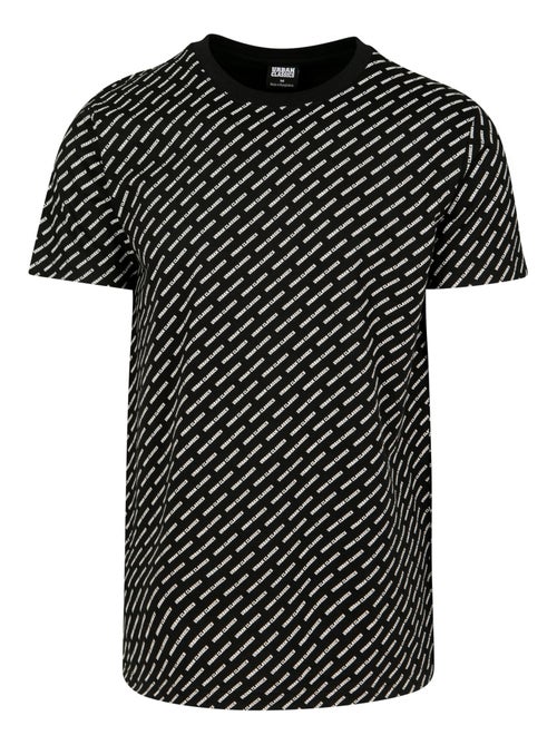 Urban Classics Maglietta Logo sul Intera Superficie Uomo - Kiabi Urban Classics Maglietta Logo sul Intera Superficie Uomo - Kiabi