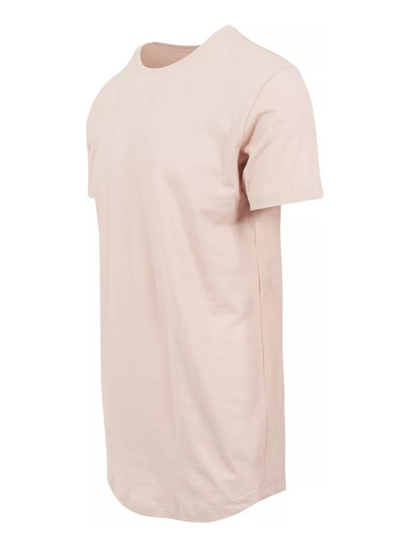 Urban Classics Maglietta Lungo Modellato Uomo Rosa chiaro - Kiabi