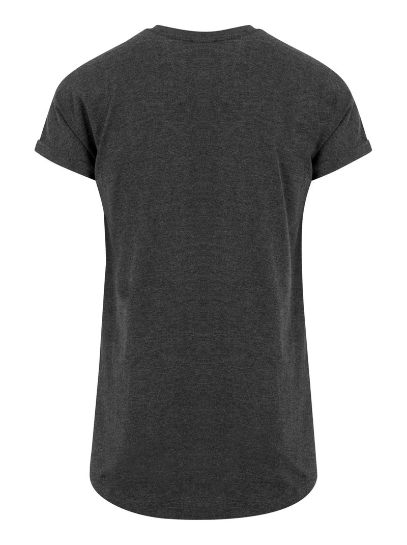 Urban Classics Maglietta Modellato Lungo Risvolto Uomo Grigio nero - Kiabi
