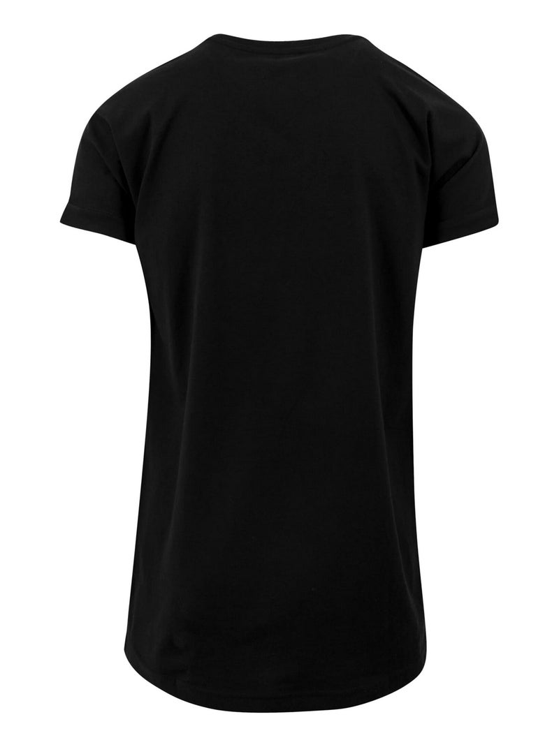Urban Classics Maglietta Modellato Lungo Risvolto Uomo Nero - Kiabi