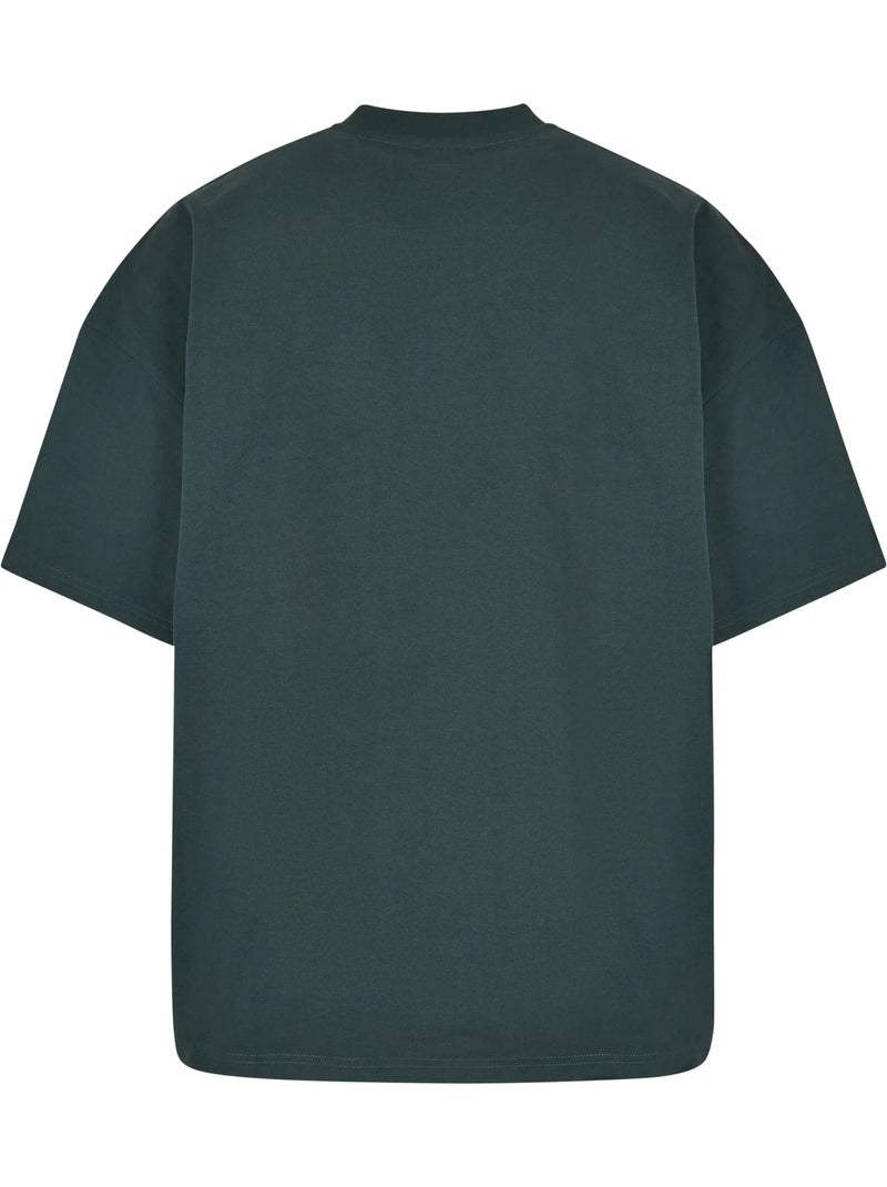 Urban Classics Maglietta Oversize Uomo Verde bottiglia - Kiabi
