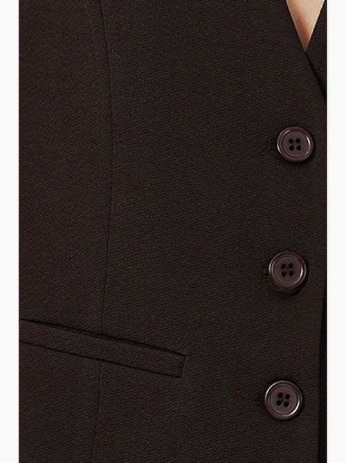 V-neck buttoned cotton-polyester vest bdart - Kiabi