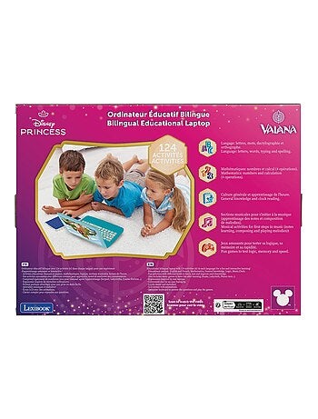 Vaiana Portatile didattico bilingue con 124 attività (EN/FR)