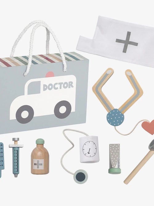 Valigetta del dottore in legno per bambini | gioco educativo e creativo | JaBaDaBaDo - Kiabi