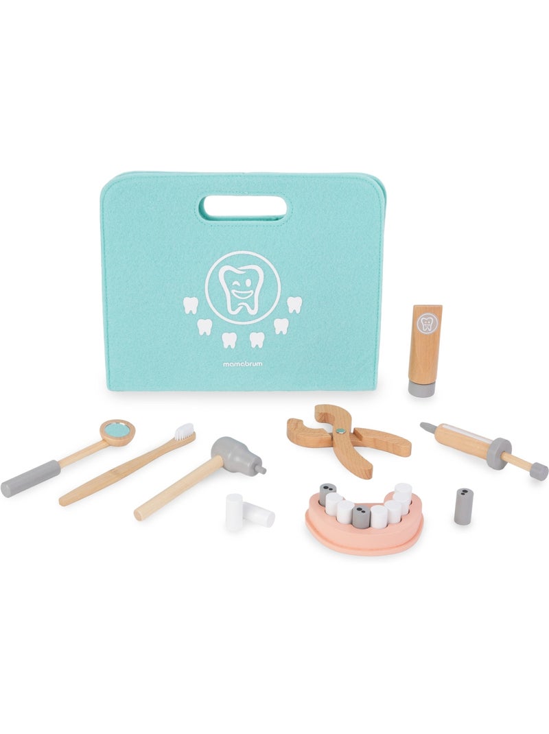 Valigetta dentista legno bambini borsa dentatura giocattolo imitazione mamabrum N/D - Kiabi