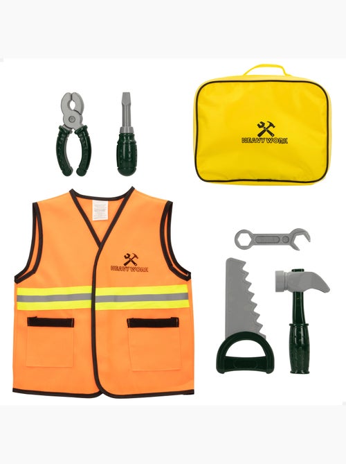 Valigia da lavoro con gilet e attrezzi 7 pezzi my tools - Kiabi Valigia da lavoro con gilet e attrezzi 7 pezzi my tools - Kiabi