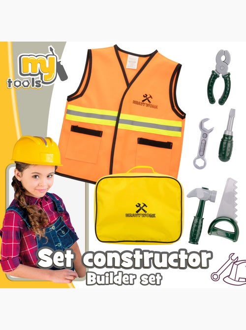 Valigia da lavoro con gilet e attrezzi 7 pezzi my tools - Kiabi Valigia da lavoro con gilet e attrezzi 7 pezzi my tools - Kiabi