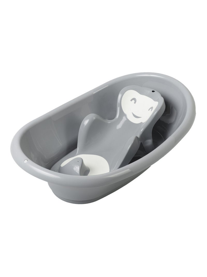 Vasca da bagno per neonati Thermobaby VASCO in polipropilene con bordi arrotondati Grigio - Kiabi