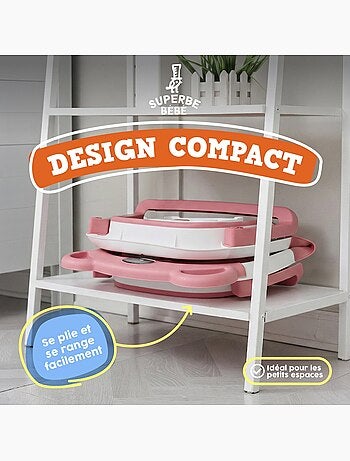 Vaschetta da bagno pieghevole - Termometro e cuscino inclusi - BEAR | SUPERBE BEBE