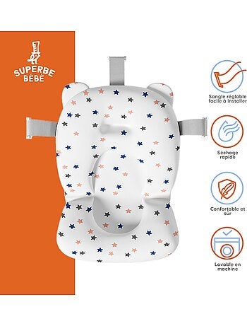 Vaschetta da bagno pieghevole - Termometro e cuscino inclusi - BEAR | SUPERBE BEBE
