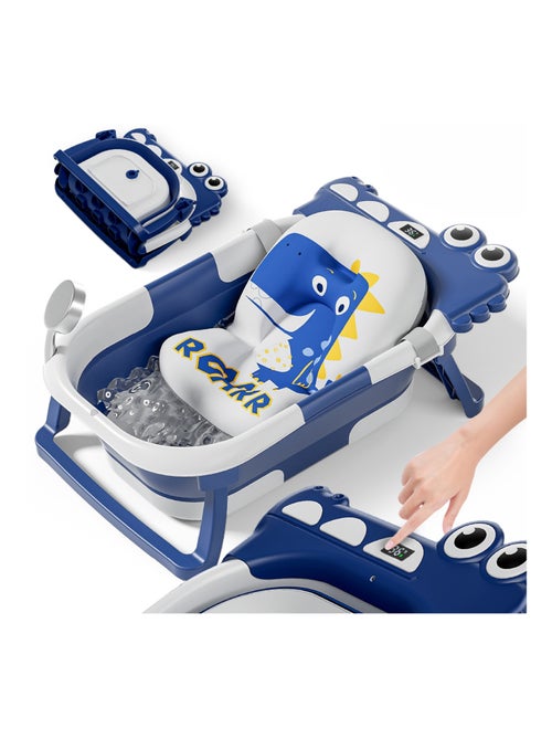 Vaschetta da bagno pieghevole - Termometro e cuscino inclusi - DINO | SUPERBE BEBE - Kiabi