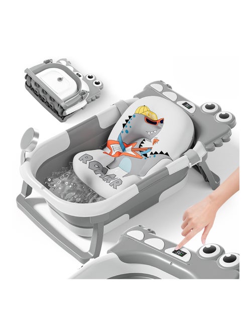 Vaschetta da bagno pieghevole - Termometro e cuscino inclusi - DINO | SUPERBE BEBE - Kiabi