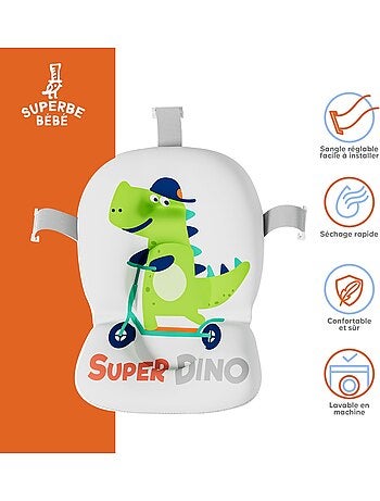 Vaschetta da bagno pieghevole - Termometro e cuscino inclusi - DINO | SUPERBE BEBE