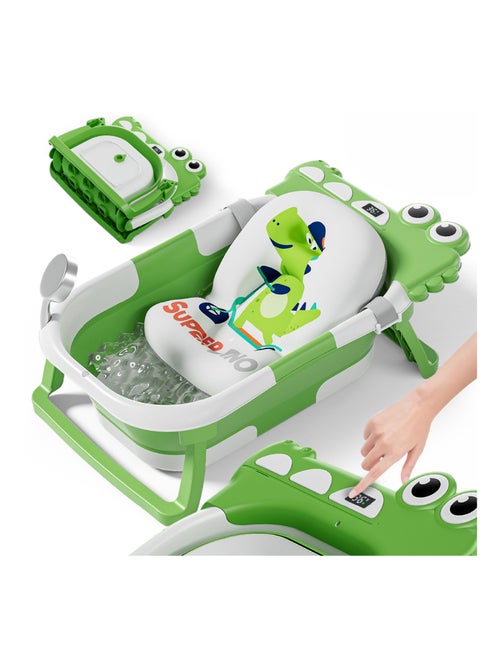 Vaschetta da bagno pieghevole - Termometro e cuscino inclusi - DINO | SUPERBE BEBE - Kiabi
