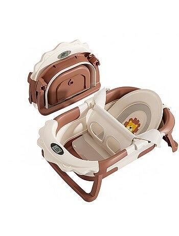 Vaschetta da bagno pieghevole - Termometro e cuscino inclusi - LION | SUPERBE BEBE