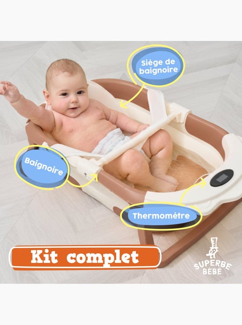 Vaschetta da bagno pieghevole - Termometro e cuscino inclusi - LION | SUPERBE BEBE - Kiabi Vaschetta da bagno pieghevole - Termometro e cuscino inclusi - LION | SUPERBE BEBE - Kiabi