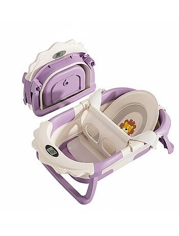 Vaschetta da bagno pieghevole - Termometro e cuscino inclusi - LION | SUPERBE BEBE