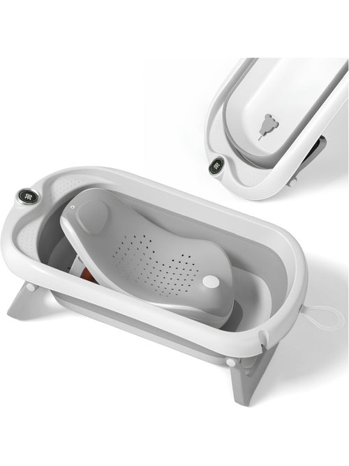 Vaschetta da bagno pieghevole - Termometro e sdraietta inclusi | SUPERBE BEBE - Kiabi