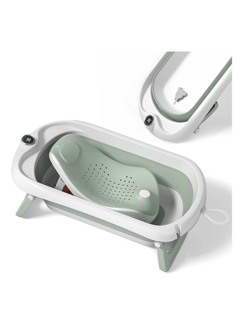 Vaschetta da bagno pieghevole - Termometro e sdraietta inclusi | SUPERBE BEBE - Kiabi