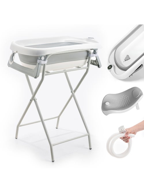 Vaschetta da bagno pieghevole con supporto - Kit completo | SUPERBE BEBE - Kiabi