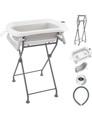 Vaschetta da bagno pieghevole con supporto - Kit completo | SUPERBE BEBE