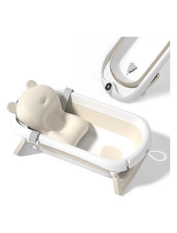 Vaschetta da bagno pieghevole per neonati - Termometro e cuscino inclusi | SUPERBE BEBE