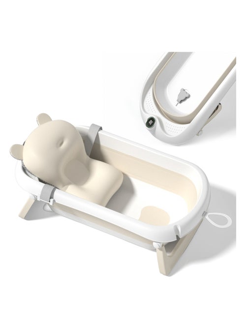 Vaschetta da bagno pieghevole per neonati - Termometro e cuscino inclusi | SUPERBE BEBE - Kiabi