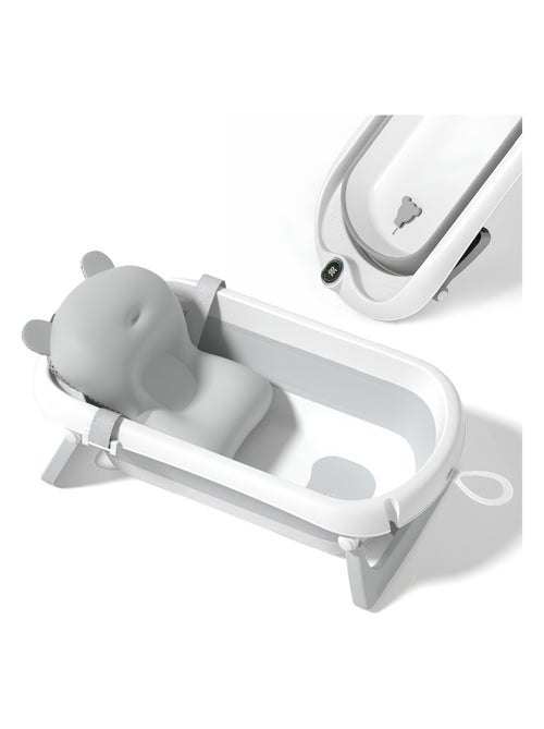 Vaschetta da bagno pieghevole per neonati - Termometro e cuscino inclusi | SUPERBE BEBE - Kiabi