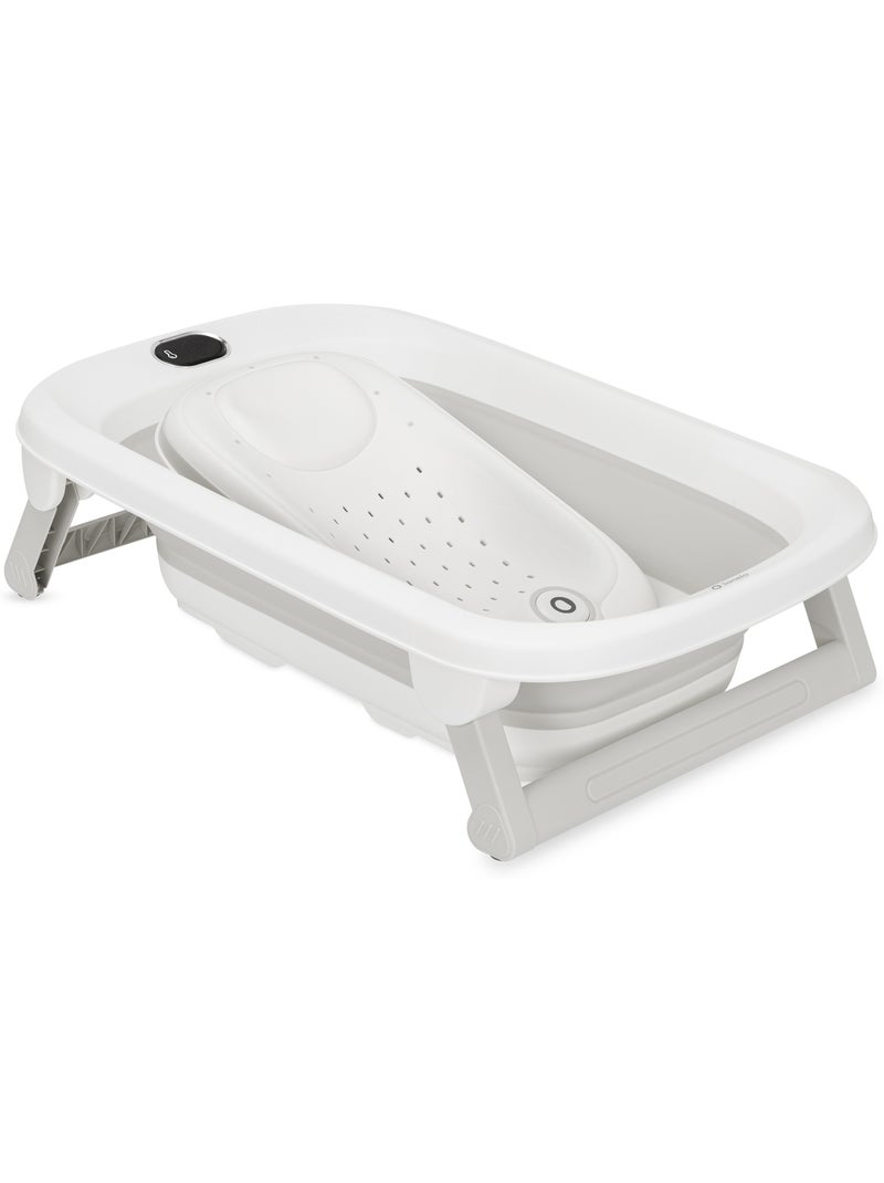 Vaschetta da bagno pieghevole per neonati lionelo babybubble con termometro - 2 altezze regolabili Grigio - Kiabi