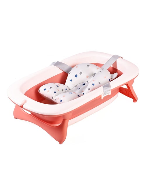 Vaschetta pieghevole Bwave blu con cuscino integrato, da 0 a 3 anni - Kiabi Vaschetta pieghevole Bwave blu con cuscino integrato, da 0 a 3 anni - Kiabi