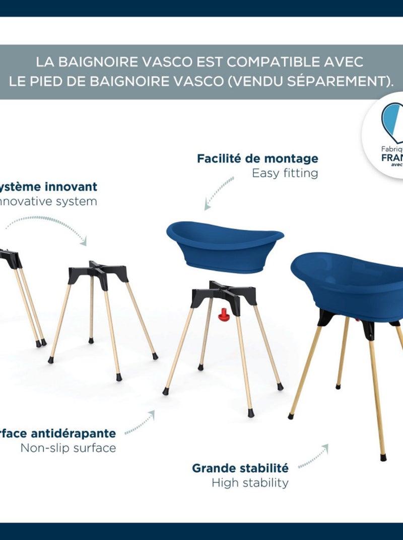 Vascoinica ergonomica per bambini Thermobaby VASCO in polipropilene Blu - Kiabi