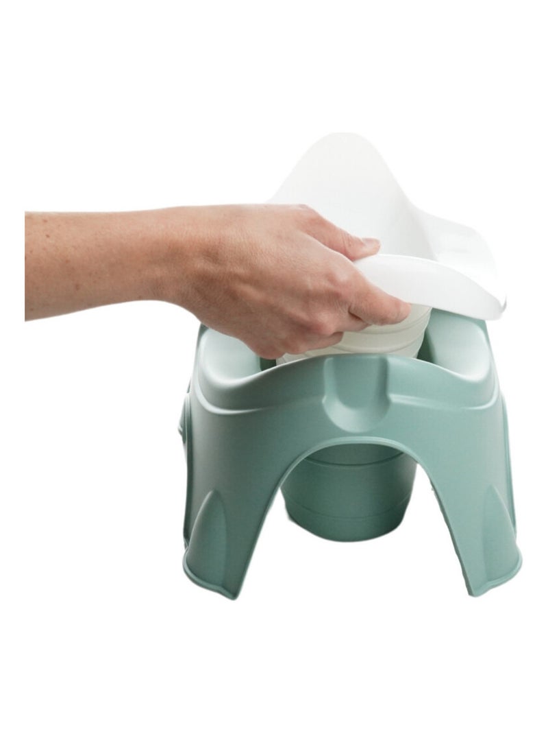 Vasetto di apprendimento IDEO Thermobaby con ciotola rimovibile, produzione in Francia Verde - Kiabi