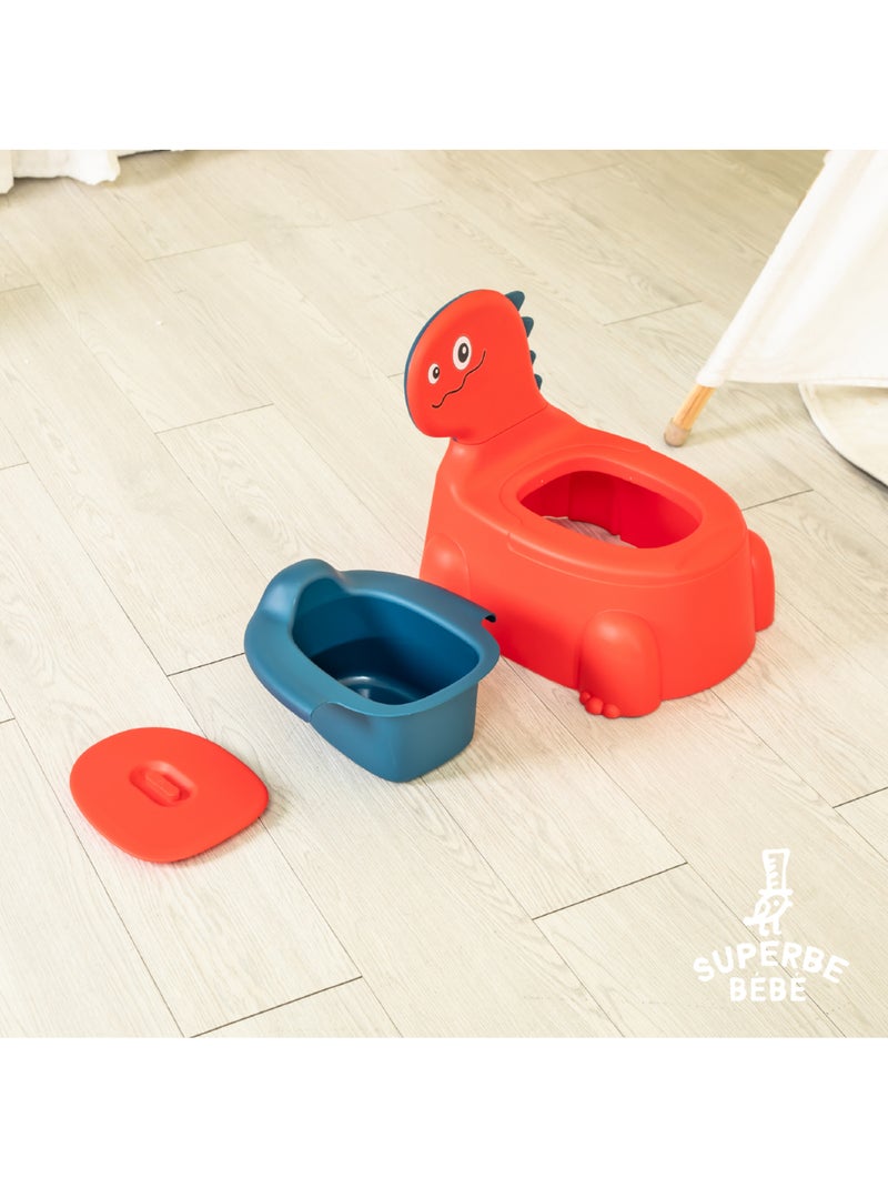Vasino per bambini - DINO | SUPERBE BEBE Rosso papavero - Kiabi
