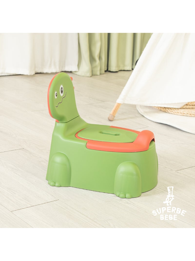 Vasino per bambini - DINO | SUPERBE BEBE Verde/Arancione - Kiabi