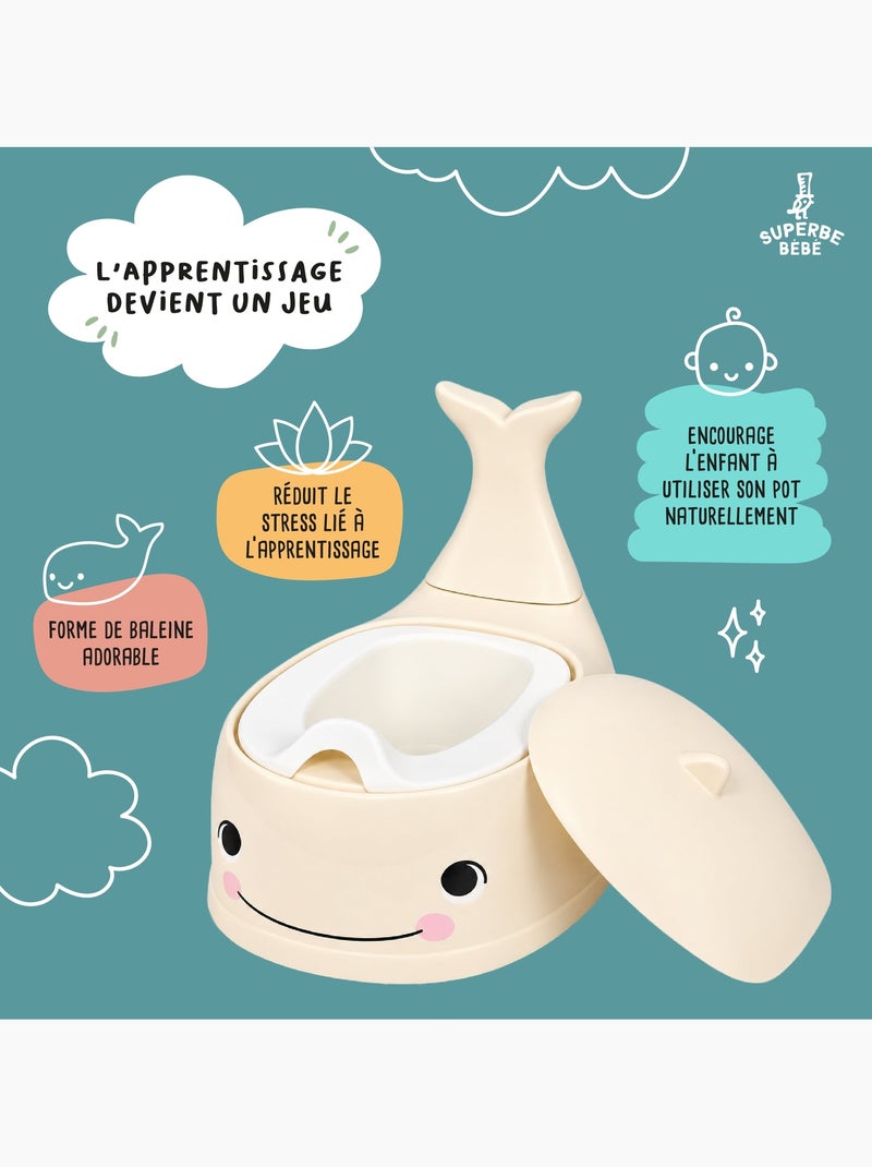 Vasino per bambini - Whalinou | SUPERBE BEBE Beige - Kiabi