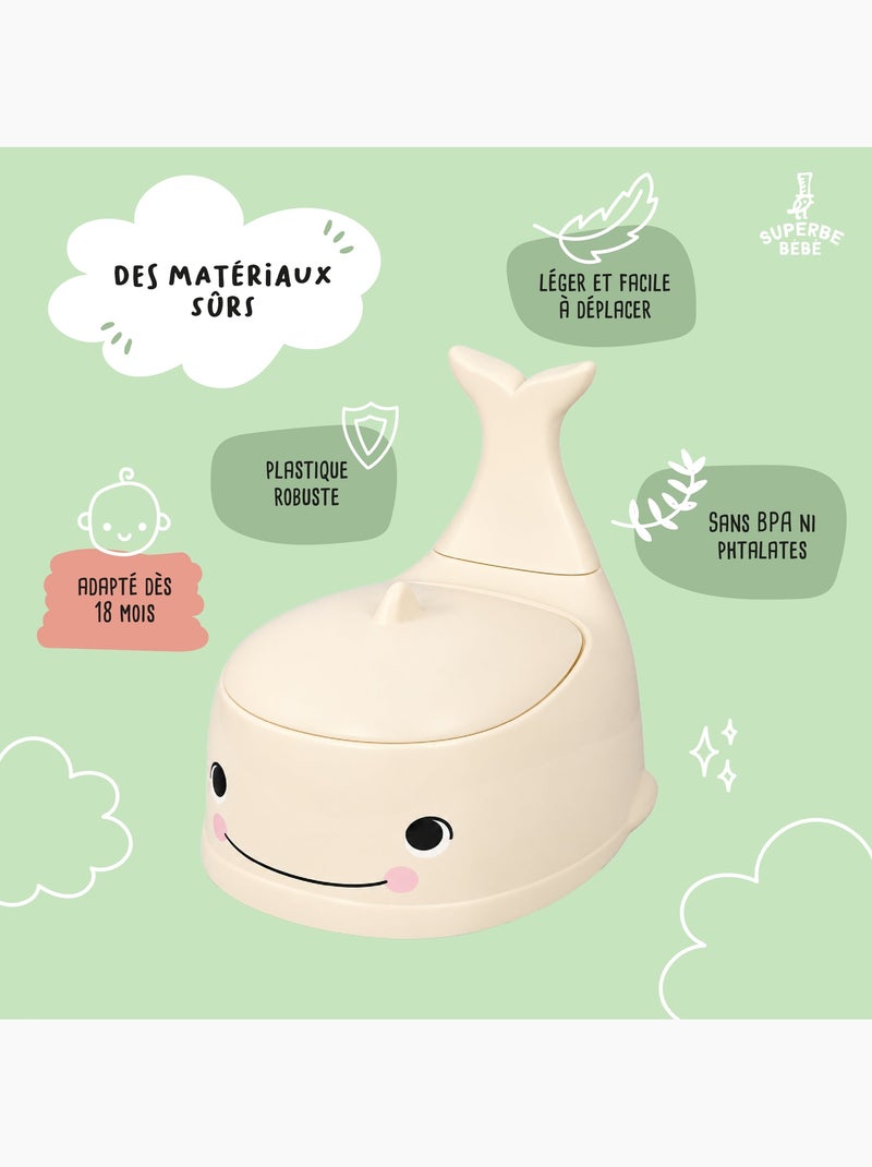 Vasino per bambini - Whalinou | SUPERBE BEBE Beige - Kiabi
