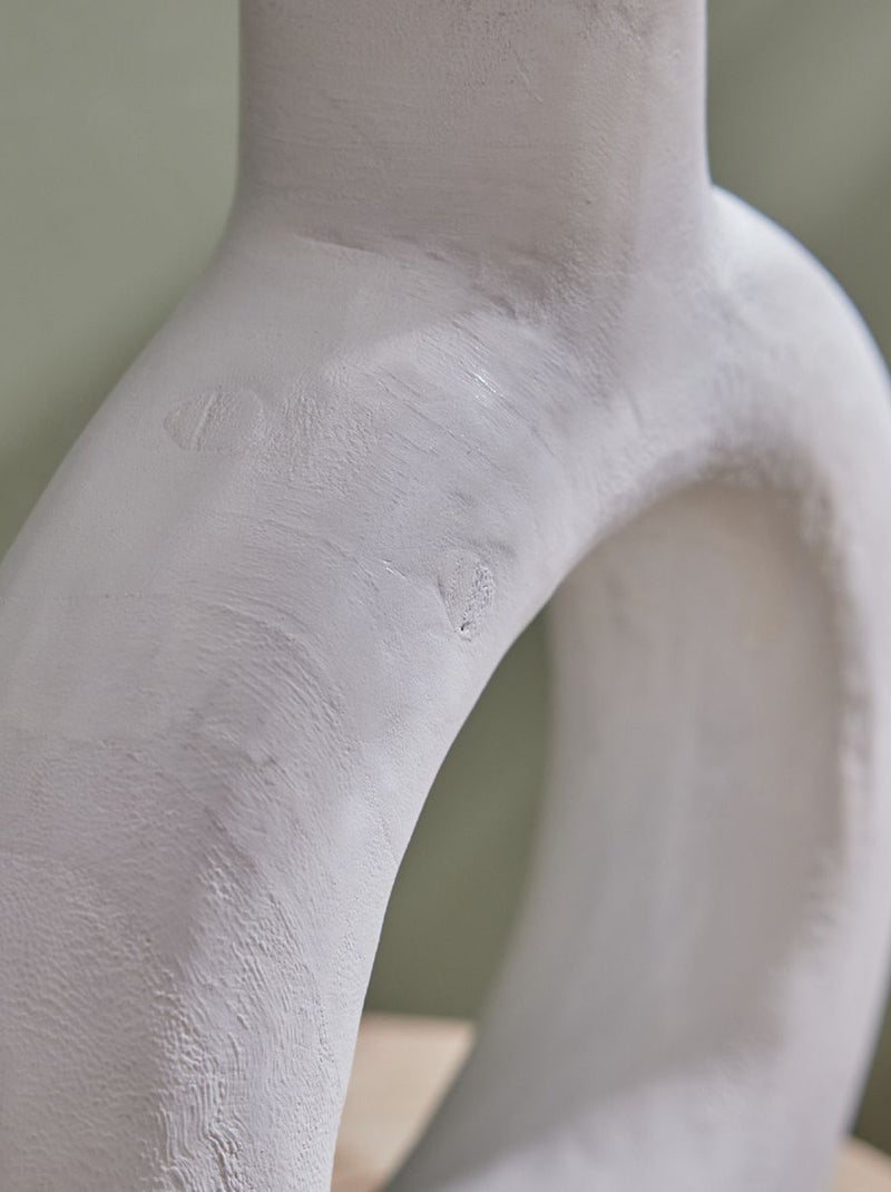 Vaso cavo tondo in legno BEIGE - Kiabi