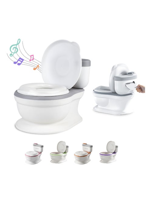 Vaso realistico per imparare a usare il bagno - con suono | SUPERBE BEBE - Kiabi