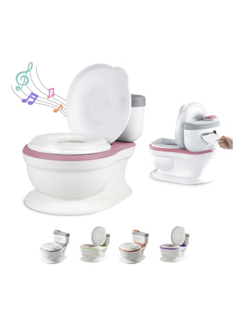 Vaso realistico per imparare a usare il bagno - con suono | SUPERBE BEBE - Kiabi
