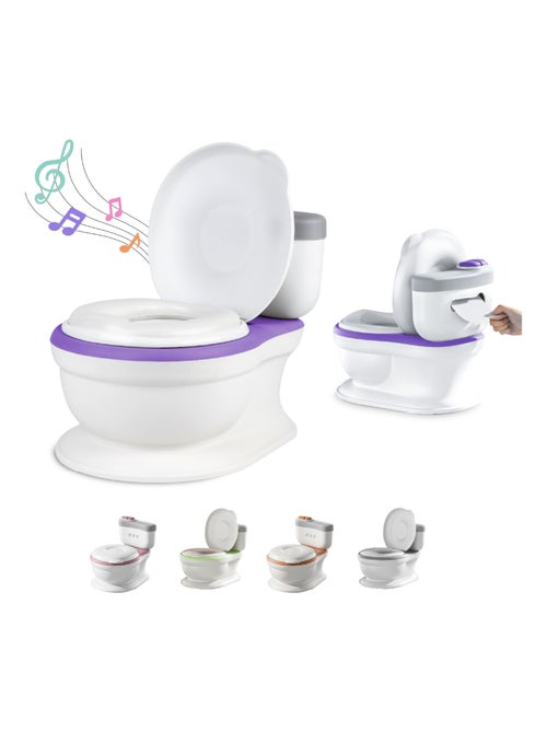 Vaso realistico per imparare a usare il bagno - con suono | SUPERBE BEBE - Kiabi