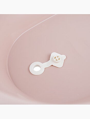 Vasquetta per bagnetto Thermobaby VASCO per bambini, forma vasca rosa cipria con tappo