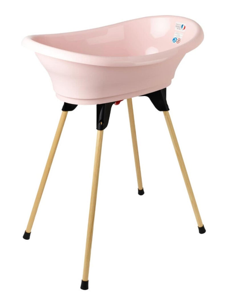 Vasquetta per bagnetto Thermobaby VASCO per bambini, forma vasca rosa cipria con tappo Rosa - Kiabi