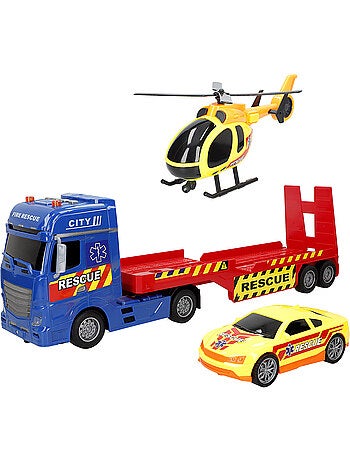 Veicolo di soccorso a frizione con luce e suono 1:12 speed & go