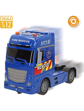 Veicolo di soccorso a frizione con luce e suono 1:12 speed & go