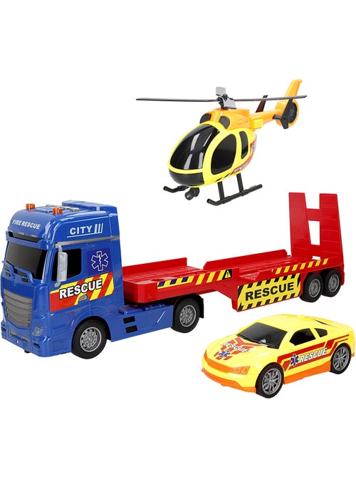 Veicolo di soccorso a frizione con luce e suono 1:12 speed & go - Kiabi Veicolo di soccorso a frizione con luce e suono 1:12 speed & go - Kiabi