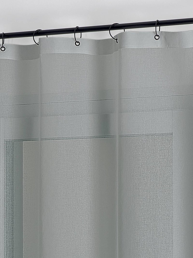Velato con anelli neri rimovibili Grigio - Kiabi