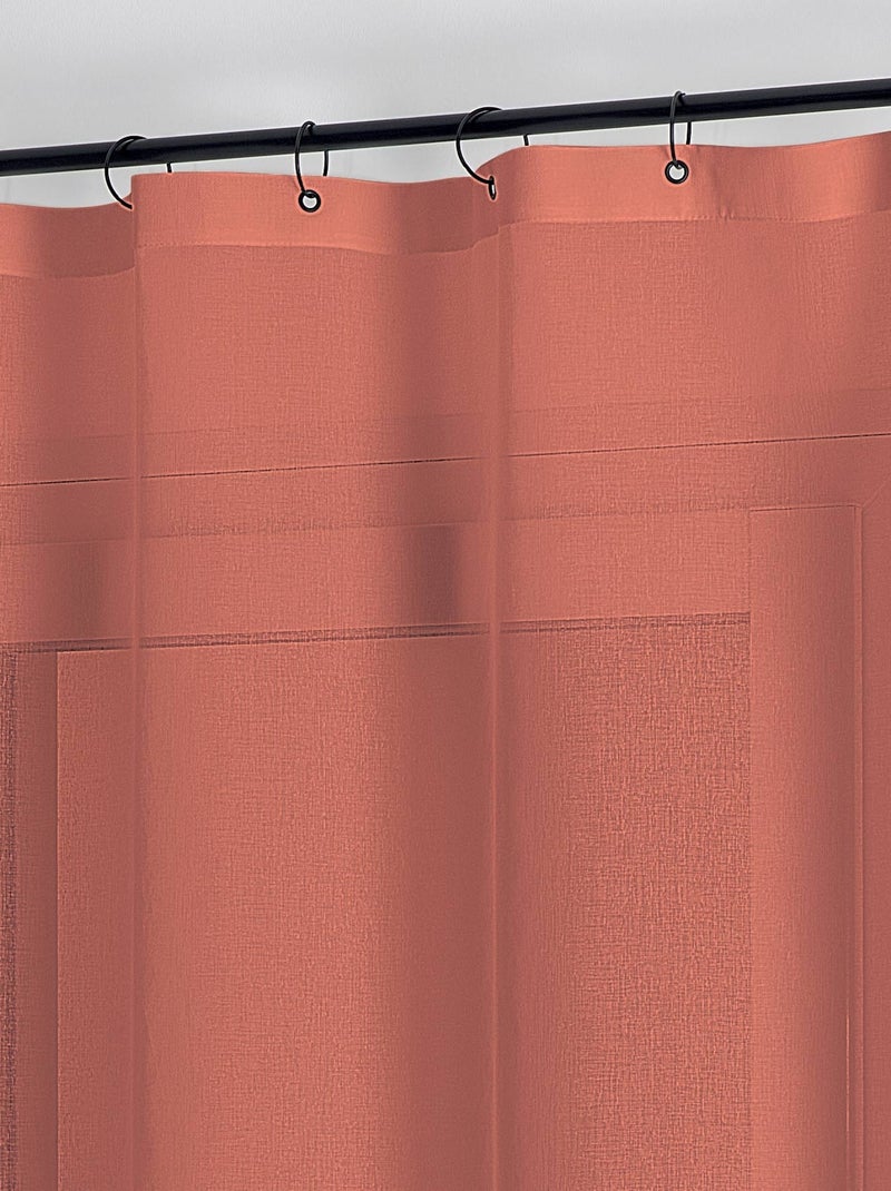 Velato con anelli neri rimovibili Terracotta - Kiabi